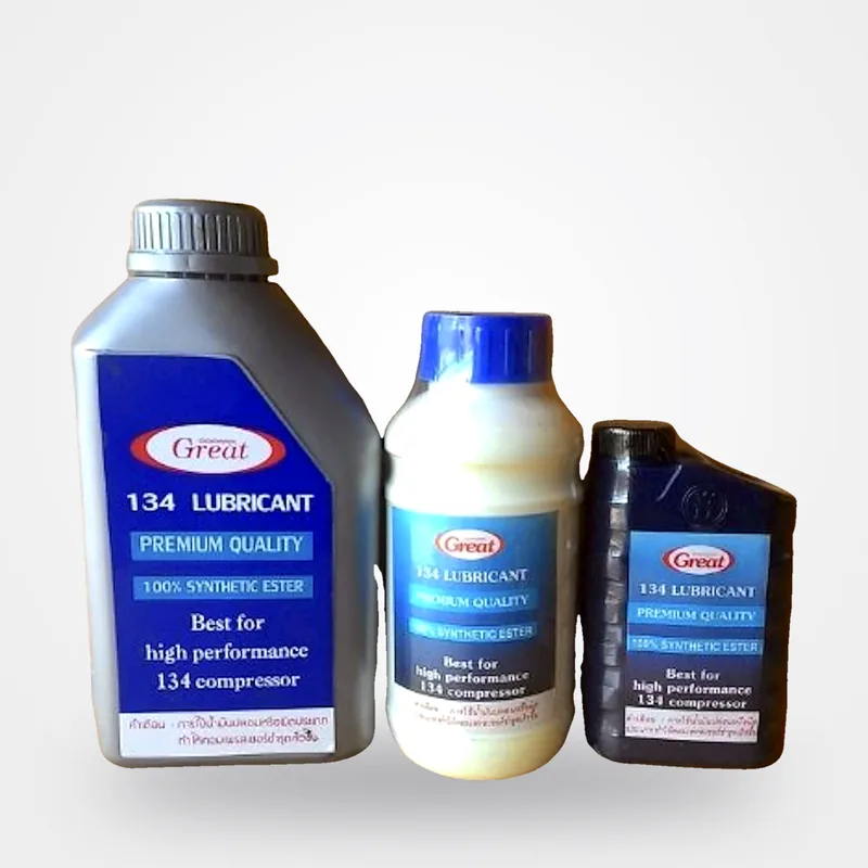 น้ำมันคอมเพรสเซอร์ Great 134 Lubricant ขนาด 1 ลิตร 0.5 ลิตร และ 200 มล.